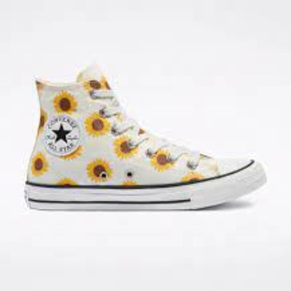 Converse Shoes - Converse Chuck Taylor HIGH Tops Platform Sunflower Print 572403C Sneaker Size 9